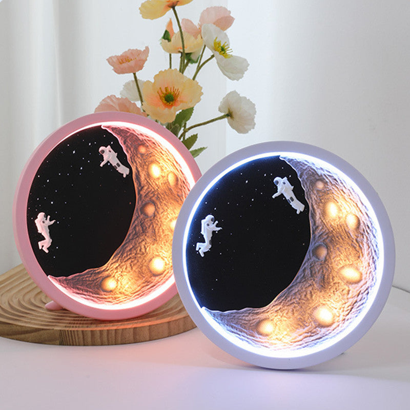 Astronaut-themed Bluetooth speaker displayed as whimsical study and bedroom decor