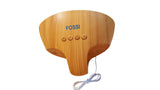 Wake Up Light Wood Grain Sunrise Sunlight Alarm Clock With 6 Natural Sounds & FM Radio & Snooze Function and 7 Colors Be