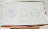Wake Up Light Wood Grain Sunrise Sunlight Alarm Clock With 6 Natural Sounds & FM Radio & Snooze Function and 7 Colors Be
